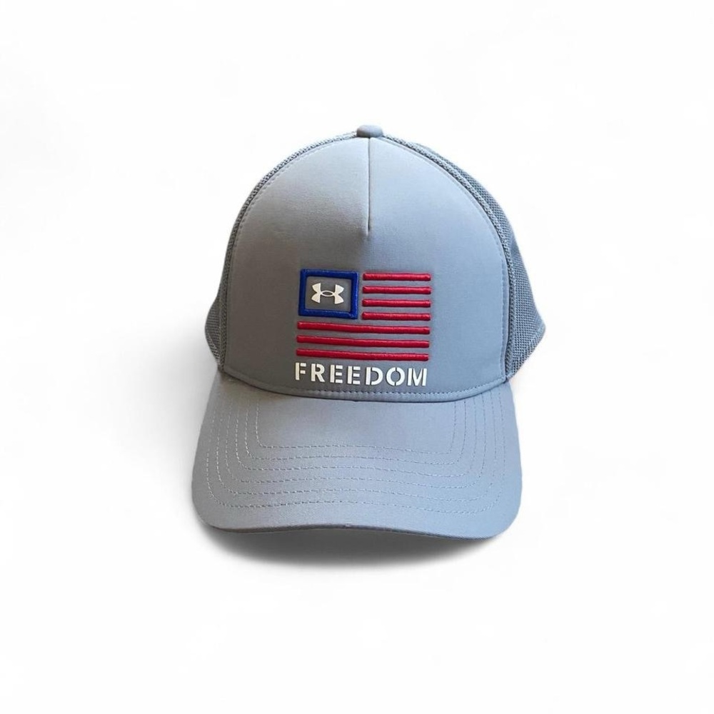 Under Armour Gray Freedom Cap with Flag